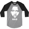 nas face 3/4 Sleeve Shirt
