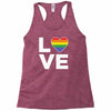 lgbt love Racerback Tank