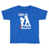 wer nicht h&ouml;ren will muss f&uuml;hlen Toddler T-shirt