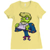 monster cartoon character 14 Ladies Fitted T-Shirt