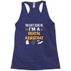 dental assistant halloween Racerback Tank