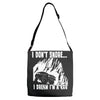 i dont snore i dream i`m a 4 x 4 Adjustable Strap Totes