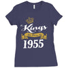 kings are born in 1955 Ladies Fitted T-Shirt