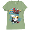 mighty hamthoro Ladies Fitted T-Shirt