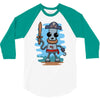 pirate ned 3/4 Sleeve Shirt