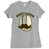 mustachio Ladies Fitted T-Shirt