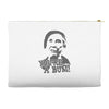 new rocky balboa movie mickey you're a bum Accessory Pouches