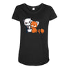 panda hug Maternity Scoop Neck T-shirt