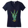 west side Women's V-Neck T-Shirt