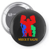 wreck it ralph silhouette Pin-back button