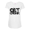 get crunk Maternity Scoop Neck T-shirt