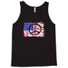 american flag peace Tank Top