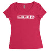 line 6 new Women's Triblend Scoop T-shirt