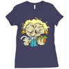 papy burger Ladies Fitted T-Shirt