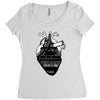 eiffel heart Women's Triblend Scoop T-shirt
