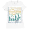 camp river Ladies Fitted T-Shirt