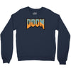 Wtf Doom Black Stroke Crewneck Sweatshirt