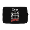 gsus saves chord Laptop sleeve