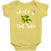 world's best sister with flowers. Baby Bodysuit