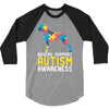 boxers support autism awareness 3/4 Sleeve Shirt