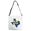 texas for michigan - limited edition Adjustable Strap Totes