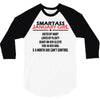 Smartass January Girl 3/4 Sleeve Shirt