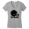 promo football Women's V-Neck T-Shirt