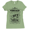 Vintage Aged To Perfection 1975 Ladies Fitted T-Shirt