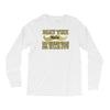 funny black mustache may the stache be with you Long Sleeve Shirts