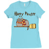 Pusheen the Cat Harry Potter Ladies Fitted T-Shirt