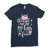 Tough She Be But Little She Is Fierce Ladies Fitted T-Shirt