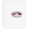 February Peeking Out Baby Girl Mousepad