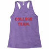 College Team Racerback Tank
