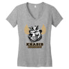 khabib nurmagomedov bear Women's V-Neck T-Shirt