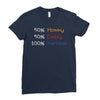 mommy daddy harrison baby name Ladies Fitted T-Shirt