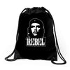 che guevara rebel Drawstring Bags