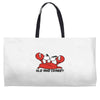 old and crabby Weekender Totes