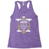 I Am An Aries Racerback Tank
