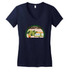 camping Women's V-Neck T-Shirt