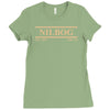 nilbog Ladies Fitted T-Shirt
