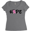 hope minnie mouse Women's Triblend Scoop T-shirt