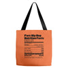 clebrity hip hop nutrition Tote Bags