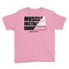 muscles installing Youth Tee