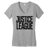 justice league Women's V-Neck T-Shirt