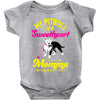 my pitbull is a sweetheart Baby Onesie