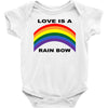 love is a rainbow Baby Onesie