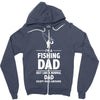 i'm a fishing dad   daddy Zipper Hoodie