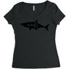 Uncle Shark Women's Triblend Scoop T-shirt
