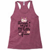 Though She Be But Little She Is Fierce Racerback Tank