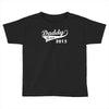 daddy since 2015   mens funny Toddler T-shirt
